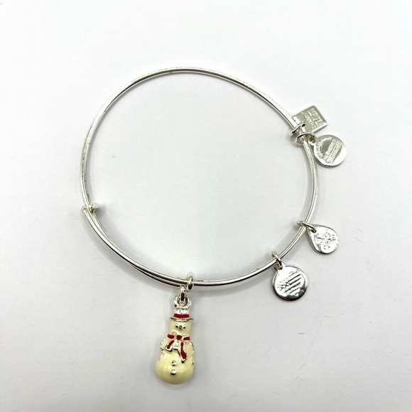 Alex & Ani Snowman Charm  Bangle Classic Design Charity by Design - Picture 1 of 8